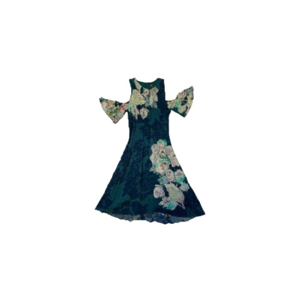 Anthropologie Maeve “Elia” Floral Print Cold Shoulder Dress - Women’s Size 4 - Picture 11 of 11